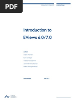 Eviews Student Version Setup Guide | PDF | Computing | System Software