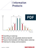 Kathrein Technical Information and New Products