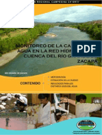 Calidad Del Agua Cuenca Rio Grande de Zacapa 2013
