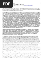 Download Jose Rizal Biographical Sketch by Aileen Grace Delima  SN2098810 doc pdf
