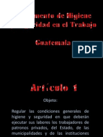 Presentación Reglamento Higiene y Seguridad Guatemala