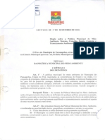 LEI Nº 4.253-Dispóe sobre a Política Mun. de Meio Ambiente,