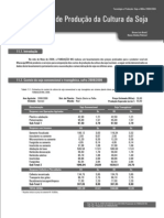 Custo de produção da cultura da soja