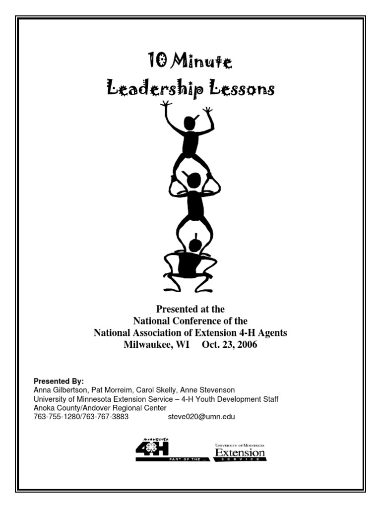 10 minute presentation on leadership