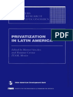 Privatizations en LatinAmerica - BID - 1993