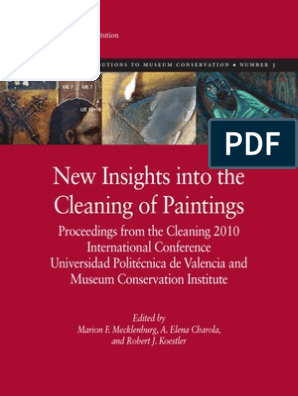 New Insights Into The Cleaning Of Paintings Pdf Paintings Oil Painting