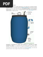 Biodigestor Tambor Início