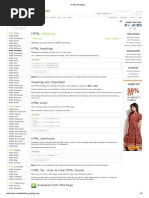 HTML Headings