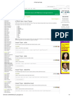 HTML5 Input Types