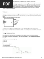 Connecting Voltmeter, Ammeter and Wattmeter in A Circuit SunilSaharan