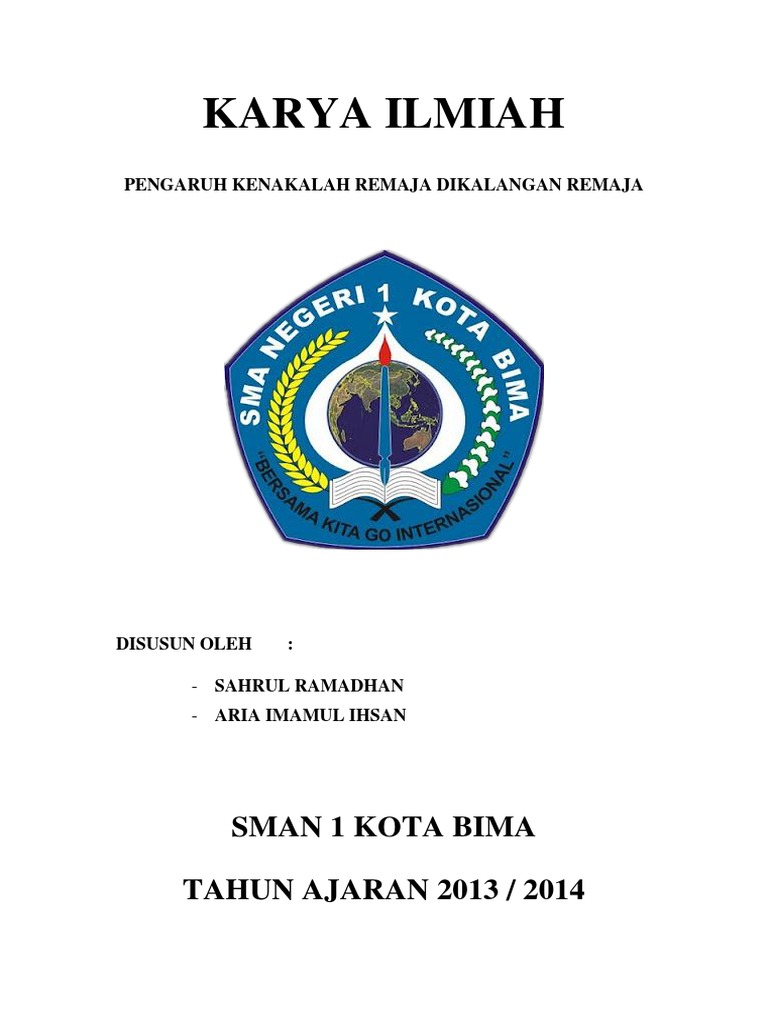 Makala Karya Tulis Tentang Kenakalan Remaja