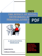 13653301 the Effect of Social Networking Sites
