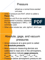 Pressure: by A Fluid Per Unit Area