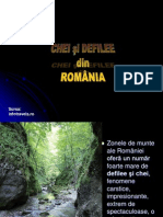 Chei Si Defilee Din Romania