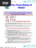 IGCSE Chemistry Note - States of Matter