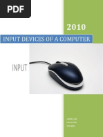 24 Input Devices of A Computer