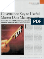 Governance Key To Useful MDM