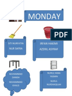 Student Attendance Schedule by Day