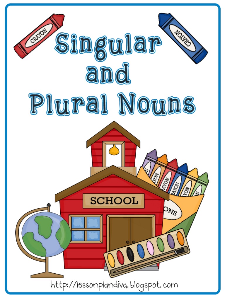 Singular and Plural Noun Activities Grammatical Number Plural