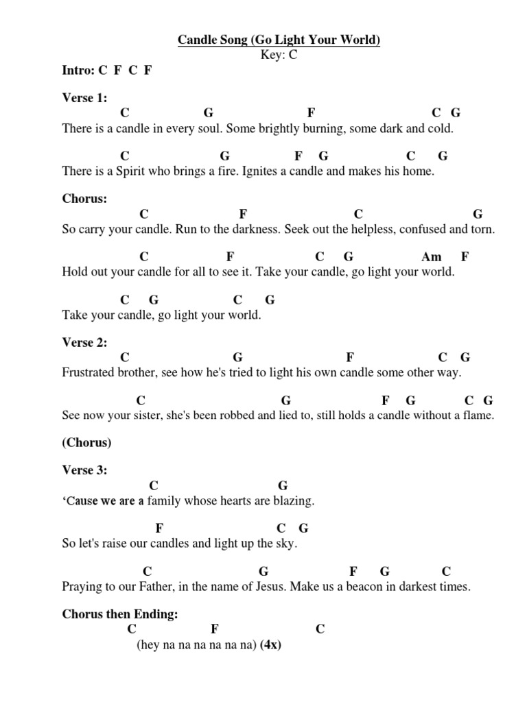 Go Light Your Candle