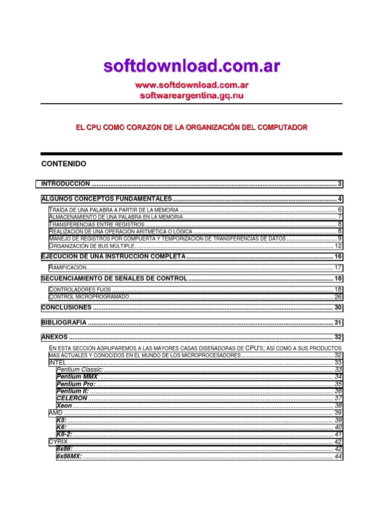Manual de Cpu | PDF