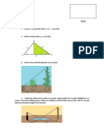 Examen Teorema Tales