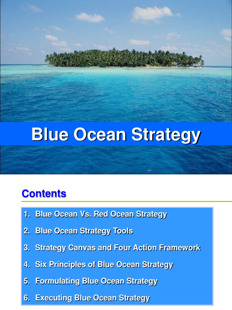 Blue Ocean Strategy Strategic Management Economies