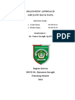 Diagnostic Approach Low Back Pain Rama