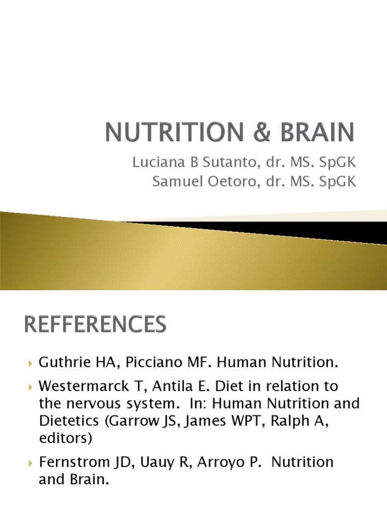 Nutrition & Brain | PDF