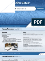 Pressure Transducer Using AI-201-16