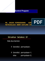 Pertemuan 3,4 - Kontrol Program