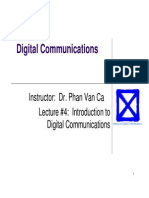 Digital Communications: Instructor: Dr. Phan Van Ca Lecture #4: Introduction To Digital Communications