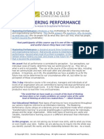 Mastering Performance Flyer - Website