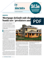 Mortgage Default Suit Shows Banks Are Predatory