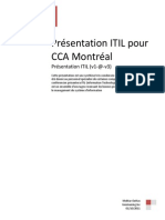 Présentation ITIL pour CCA Montreal a distribuer