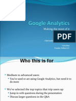 Google Analytics for Advanced Analysts