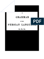 A Grammar of The Persian Language