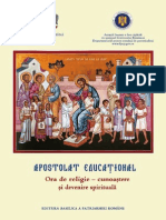 Apostolat Educational. Ora de Religie - Cunoastere Si Devenire Spirituala