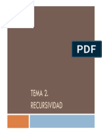 Tema 2 - Recursividad PDF