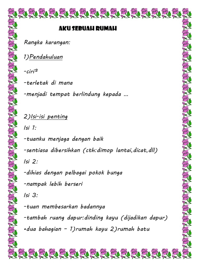 Aku Sebuah Rumah Pdf