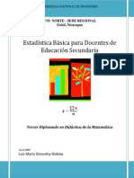 Estadística Básica para Docentes de
Educación Secundaria