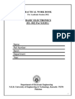 Practical Electronics Workbook for Diode and Transistor Circuits