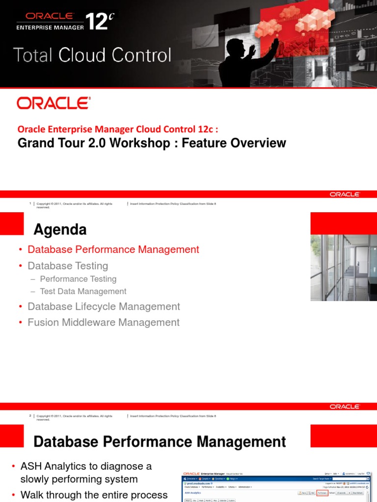 Oracle 12cOEM | PDF | Oracle Database | Databases