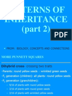 Patterns of Inheritance (Part 2) : From: Biology, Concepts and Connections