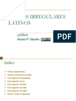 Verbos Irregulares en Latín