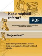 Kako Napisati Referat