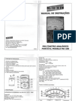 Multimetro Analogico (Manual) MA-110