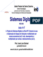 14 - Implementação de Um Multiplicador Buscando o Melhor Desempenho