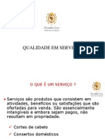 QUALIDADE EM SERVIÇOS