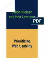 Prioritizing Web Usability